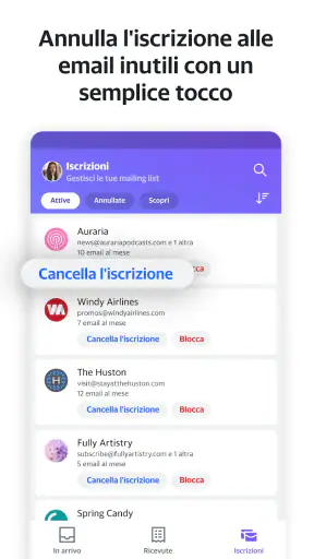 Tutto in ordine con Yahoo Mail screenshot