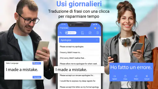 Tutto Lingua Tradurre App screenshot