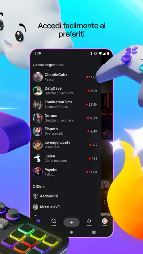 Twitch: streaming live screenshot
