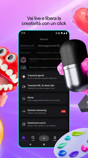 Twitch: streaming live screenshot