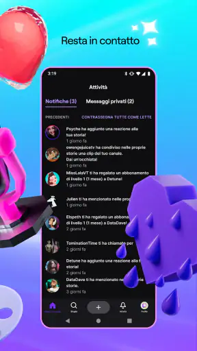 Twitch: streaming live screenshot