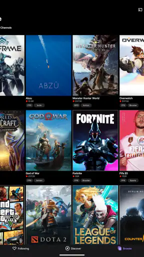 Twitch: streaming live screenshot