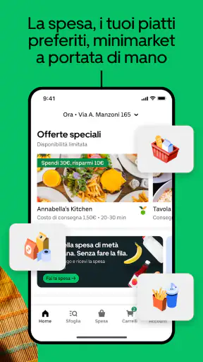 Uber Eats: Consegna di cibo screenshot