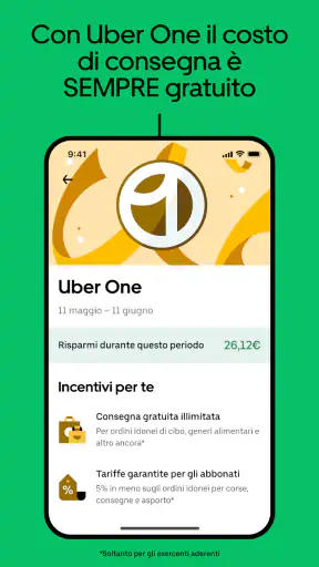 Uber Eats: Consegna di cibo screenshot