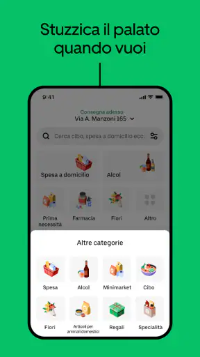 Uber Eats: Consegna di cibo screenshot