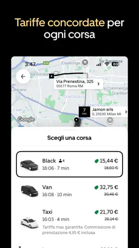 Uber - Viaggia in Italia screenshot