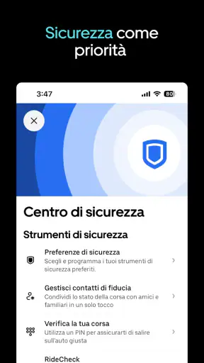 Uber - Viaggia in Italia screenshot