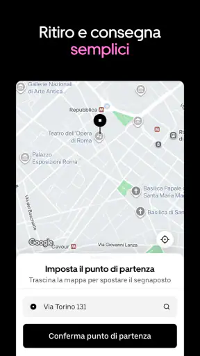 Uber - Viaggia in Italia screenshot