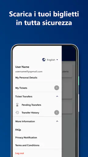 UEFA Mobile Tickets screenshot