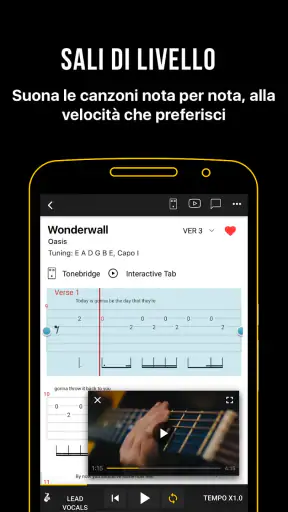 Ultimate Guitar: Accordi, Tabs screenshot