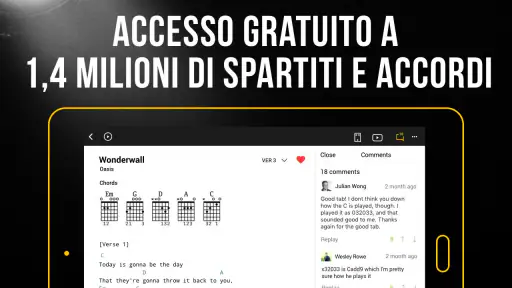 Ultimate Guitar: Accordi, Tabs screenshot
