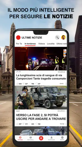 Ultime notizie screenshot