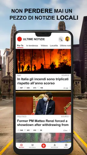 Ultime notizie screenshot