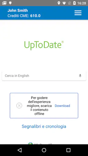 UpToDate screenshot