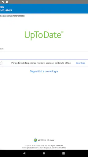 UpToDate screenshot
