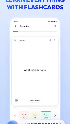 Vaia: Studiare. Flashcards screenshot