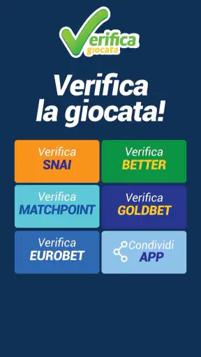 Verifica Giocata - Scommessa screenshot