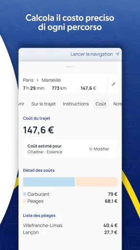 ViaMichelin GPS, Mappe screenshot