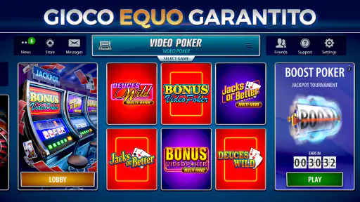 Video Poker di Pokerist screenshot