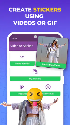 Video su sticker screenshot