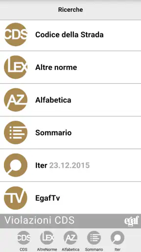 Violazioni CDS screenshot