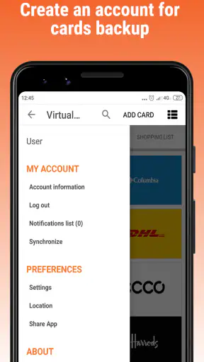 VirtualCards - Carte Fedeltà screenshot
