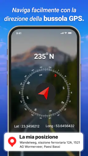 Vista satellitare-Terra mappa screenshot