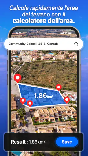 Vista satellitare-Terra mappa screenshot