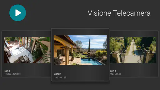 Vista telecamera IP WiFi screenshot