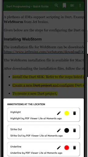 Visualizzatore PDF lite screenshot