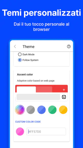 Vivaldi, browser veloce sicuro screenshot