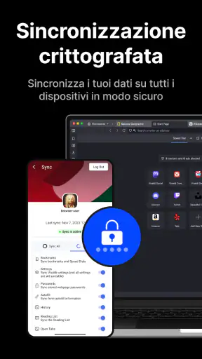 Vivaldi, browser veloce sicuro screenshot