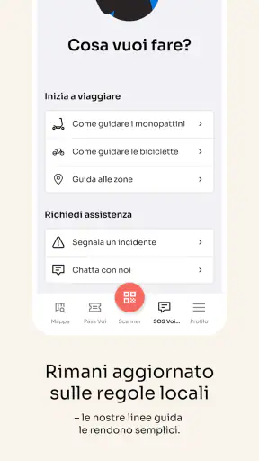 Voi – monopattini elettrici screenshot
