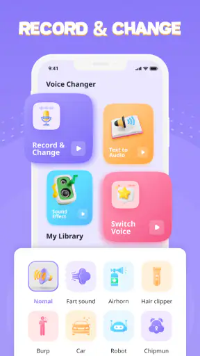 Voice changer & Sound Effects screenshot