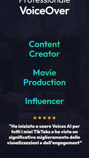 Voices AI - Cambia la Tua Voce screenshot
