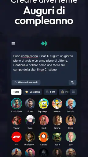 Voices AI - Cambia la Tua Voce screenshot
