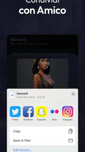 Voices AI - Cambia la Tua Voce screenshot