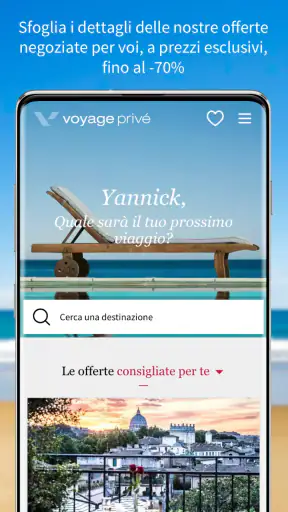 Voyage Privé - Vacanze e Hotel screenshot