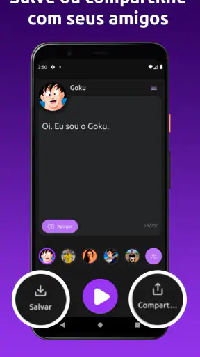 Vozes Clonadas screenshot