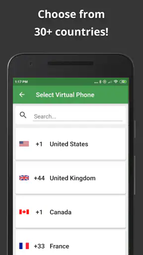 Wabi: Numero telefono virtuale screenshot