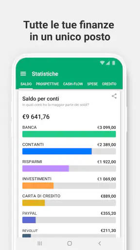 Wallet - gestione spese screenshot
