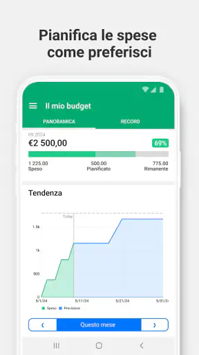 Wallet - gestione spese screenshot