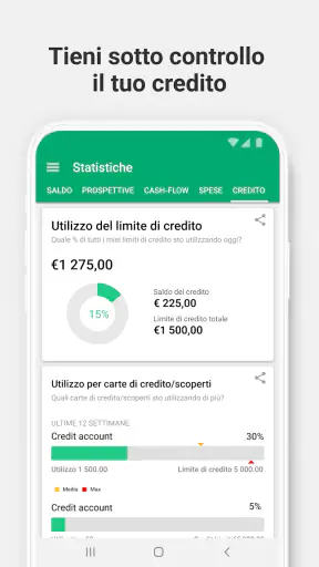 Wallet - gestione spese screenshot