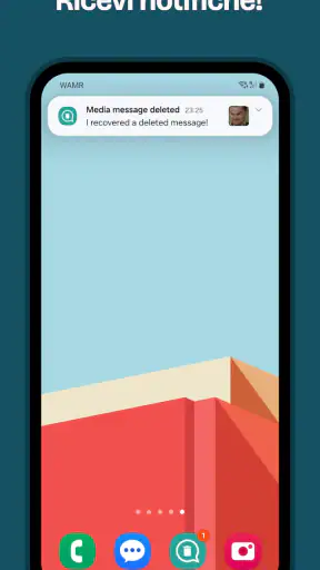 WAMR: messaggi eliminati screenshot