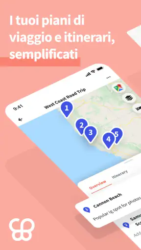 Wanderlog Viaggia Itinerario screenshot