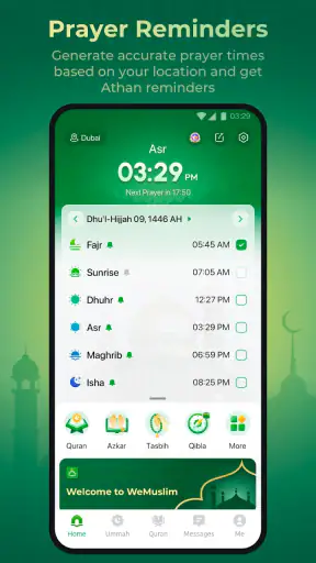 WeMuslim: Athan, Qibla&Quran screenshot