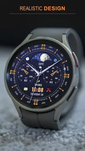 WFP 309 Elegant watch face screenshot
