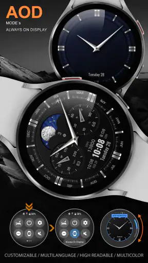 WFP 309 Elegant watch face screenshot