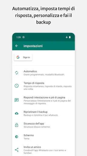 Whatauto - Risposta automatica screenshot