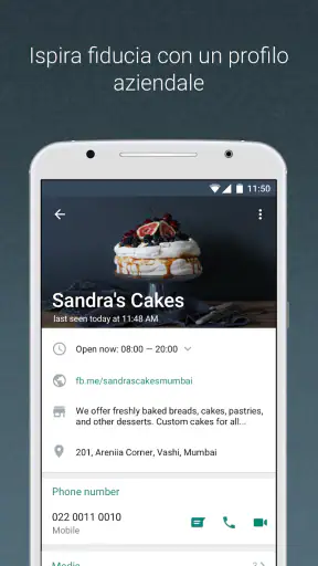 WhatsApp Business screenshot
